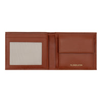 Crossing Sydney Bi-Fold Leather Wallet With Flap And Coin Pouch Rfid - Gingerbread