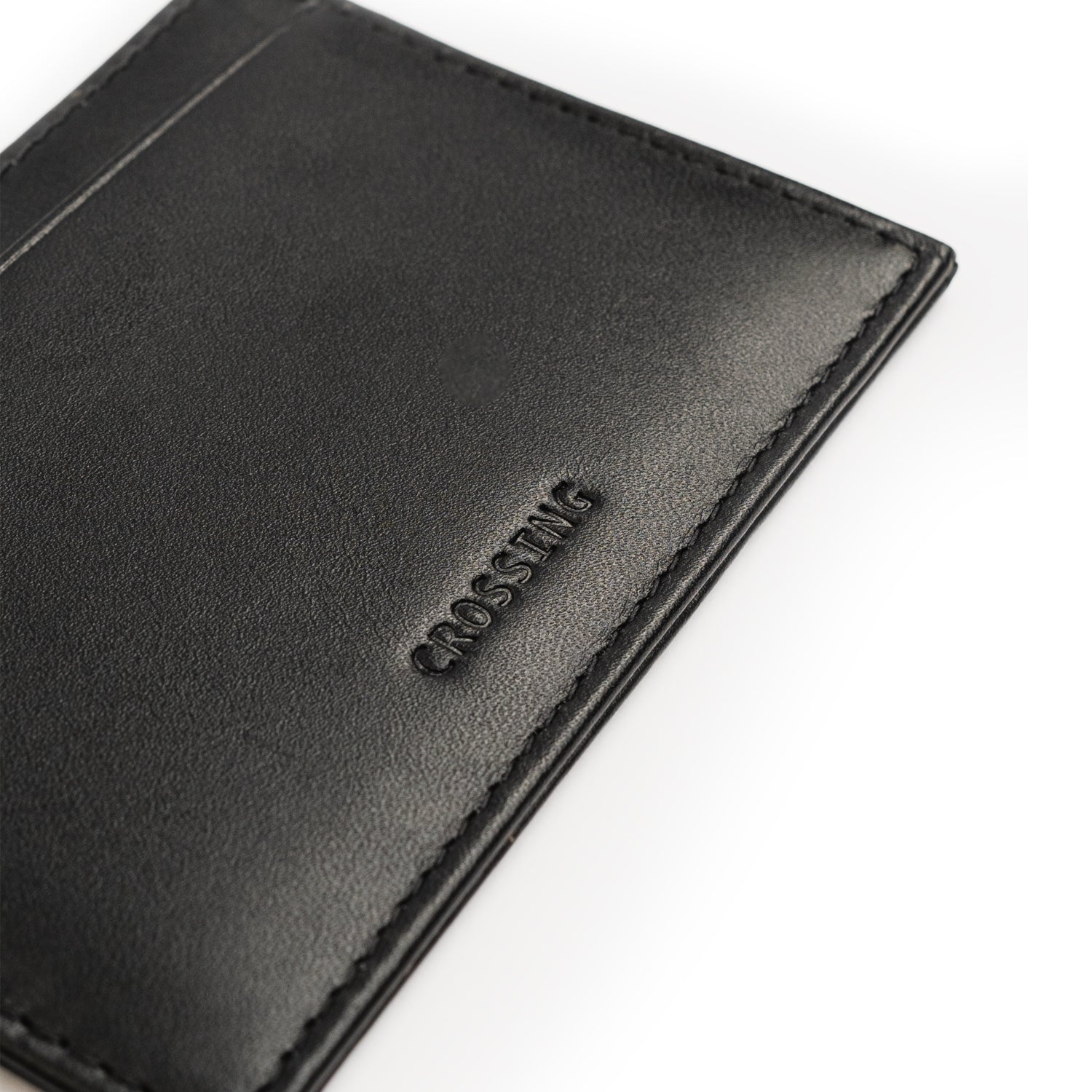 Crossing Sydney Card Holder With Horizontal Card Slots - Black