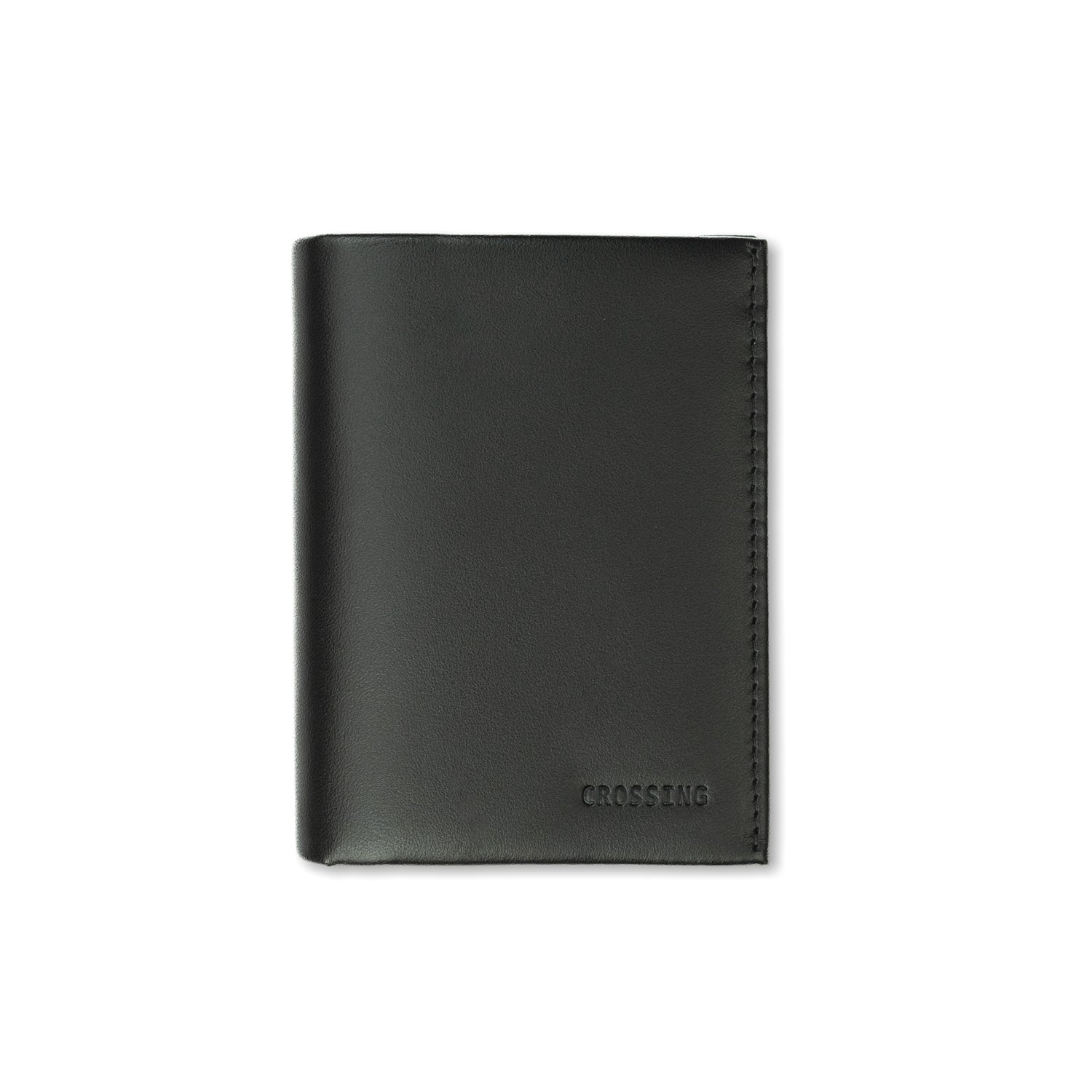 Crossing Sydney Short Leather Wallet With Coin Pouch - Black