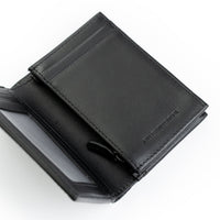 Crossing Sydney Short Leather Wallet With Coin Pouch - Black