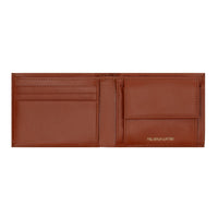 Crossing Sydney Slim Leather Wallet With Coin Pocket [5 Card Slots] - Gingerbread