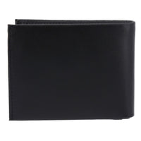 Crossing Sydney Slim Leather Wallet With Coin Pocket [5 Card Slots] Rfid - Black