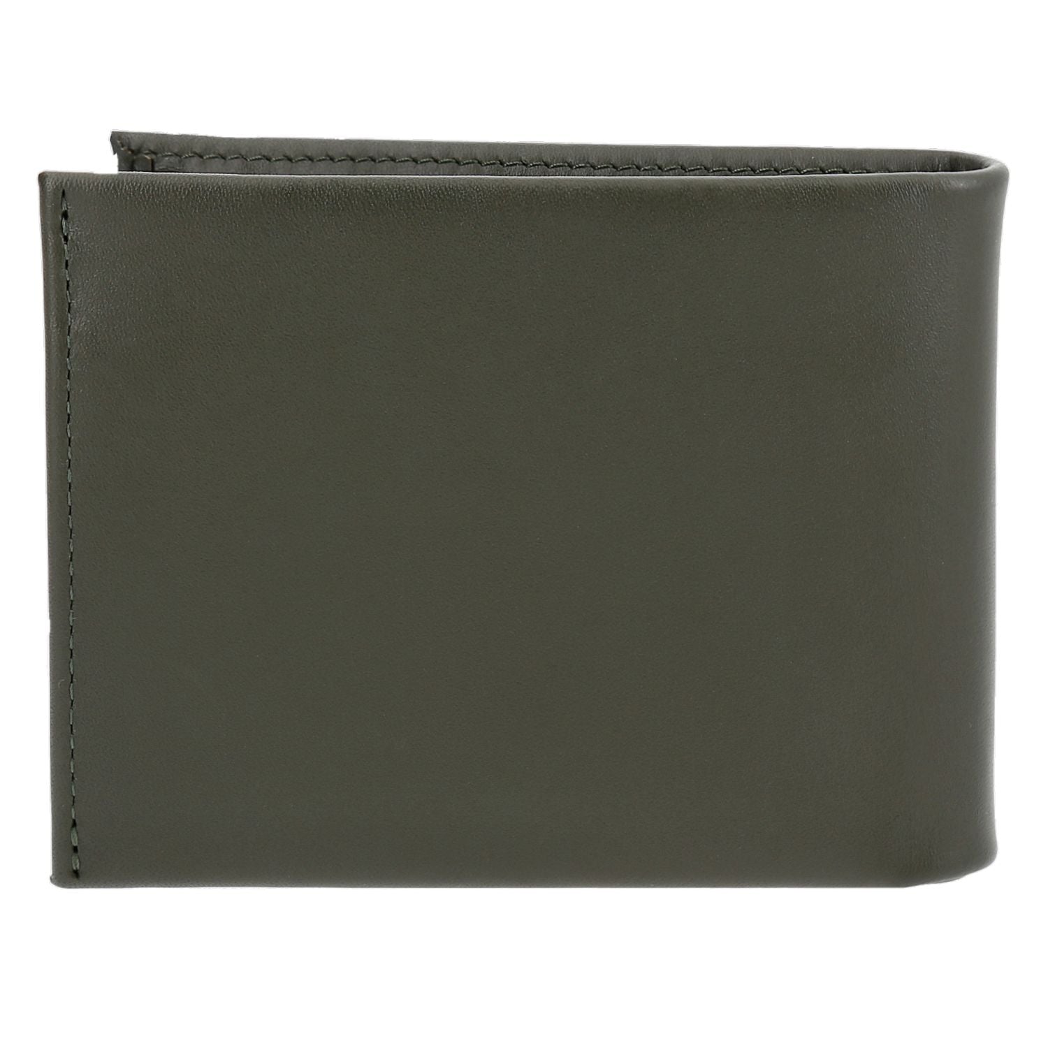 Crossing Sydney Slim Leather Wallet With Coin Pocket [5 Card Slots] Rfid - Khaki