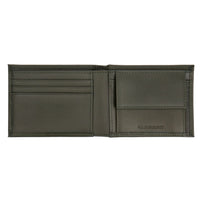 Crossing Sydney Slim Leather Wallet With Coin Pocket [5 Card Slots] Rfid - Khaki