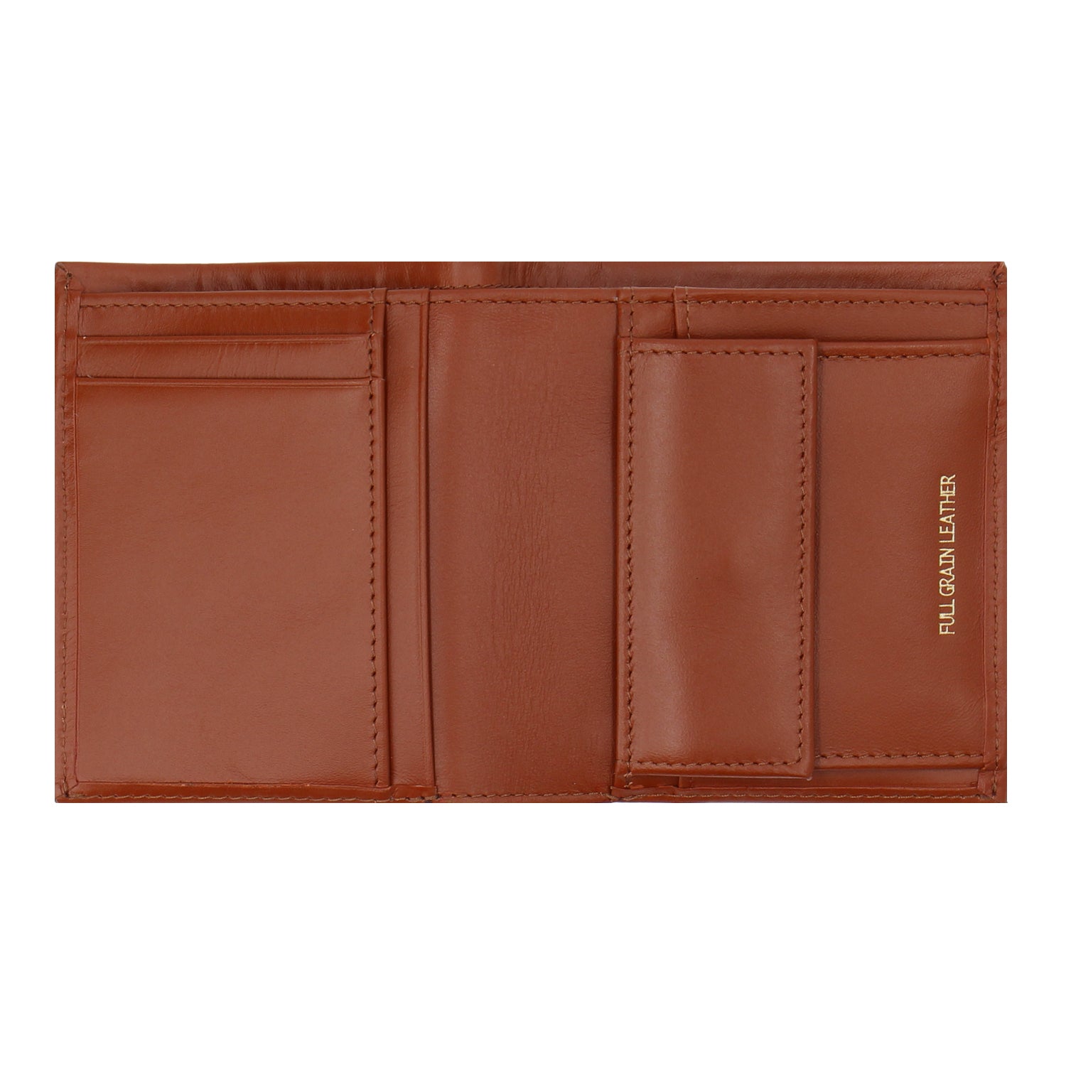 Crossing Sydney Slim Leather Wallet With Coin Pouch - Gingerbread
