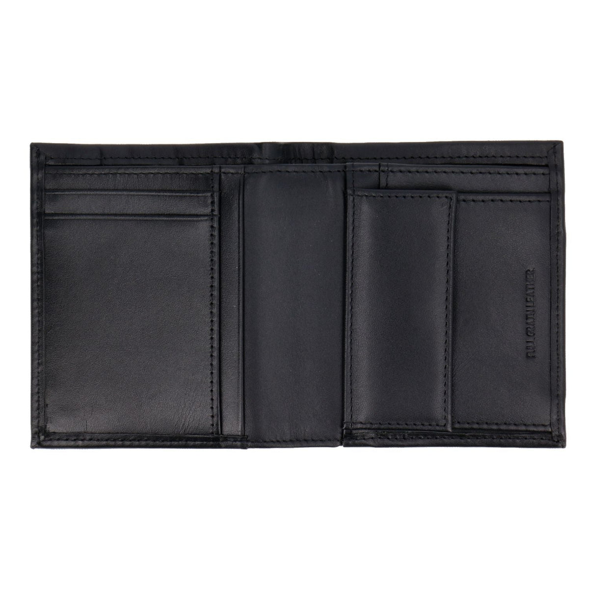 Crossing Sydney Slim Leather Wallet With Coin Pouch Rfid - Black