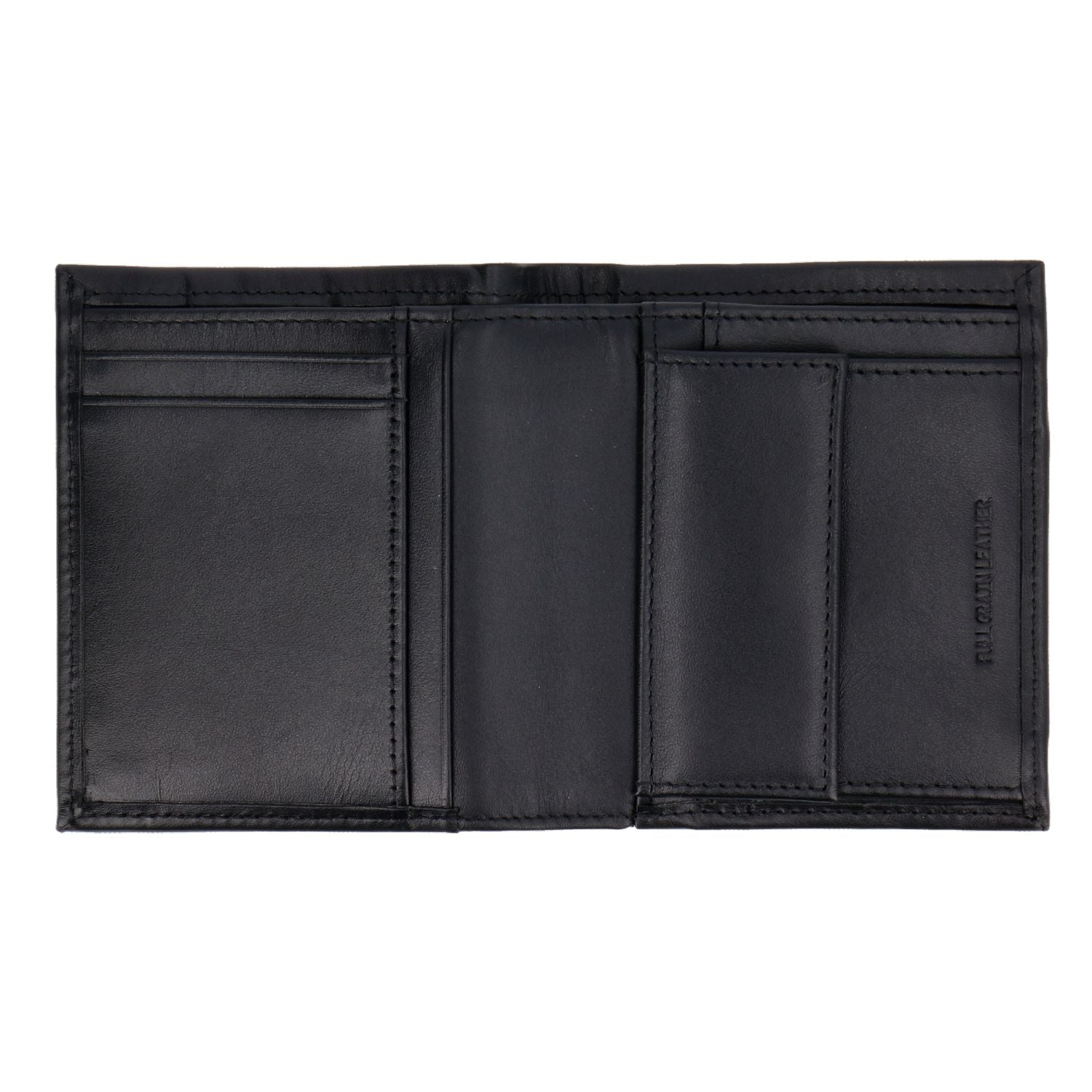 Crossing Sydney Slim Leather Wallet With Coin Pouch Rfid - Black