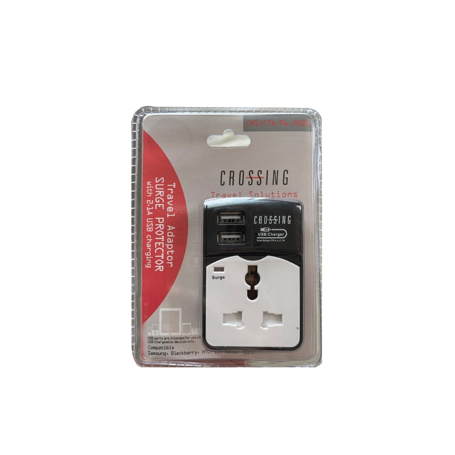Crossing Travel Adaptor - 2 USB - USA/Japan