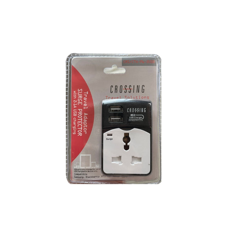 Crossing Travel Adaptor - 2 USB - USA/Japan