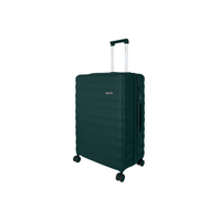 Crossing Tripp Polycarbonate Expandable 20" Carry On Luggage Spinner - Dark Green