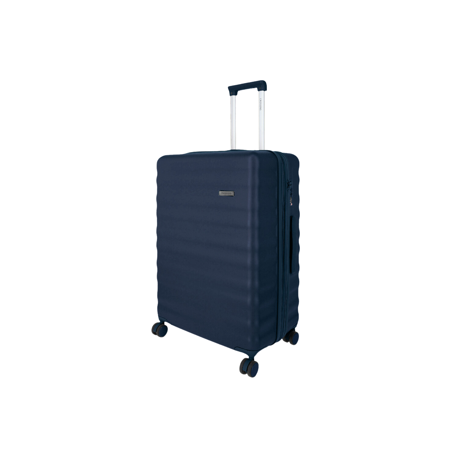 Crossing Tripp Polycarbonate Expandable 20" Carry On Luggage Spinner - Navy