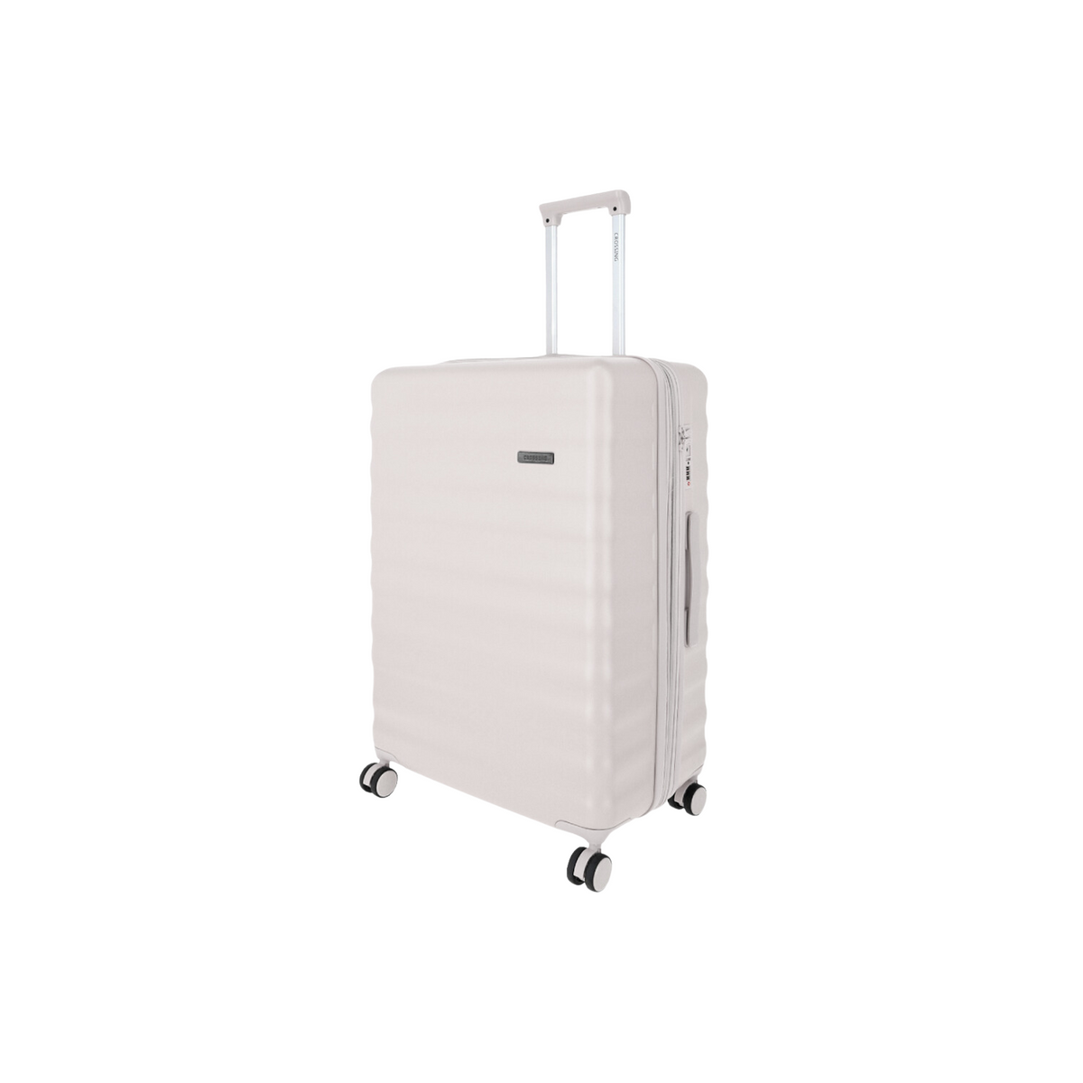 Crossing Tripp Polycarbonate Expandable 20" Carry On Luggage Spinner - Off.White