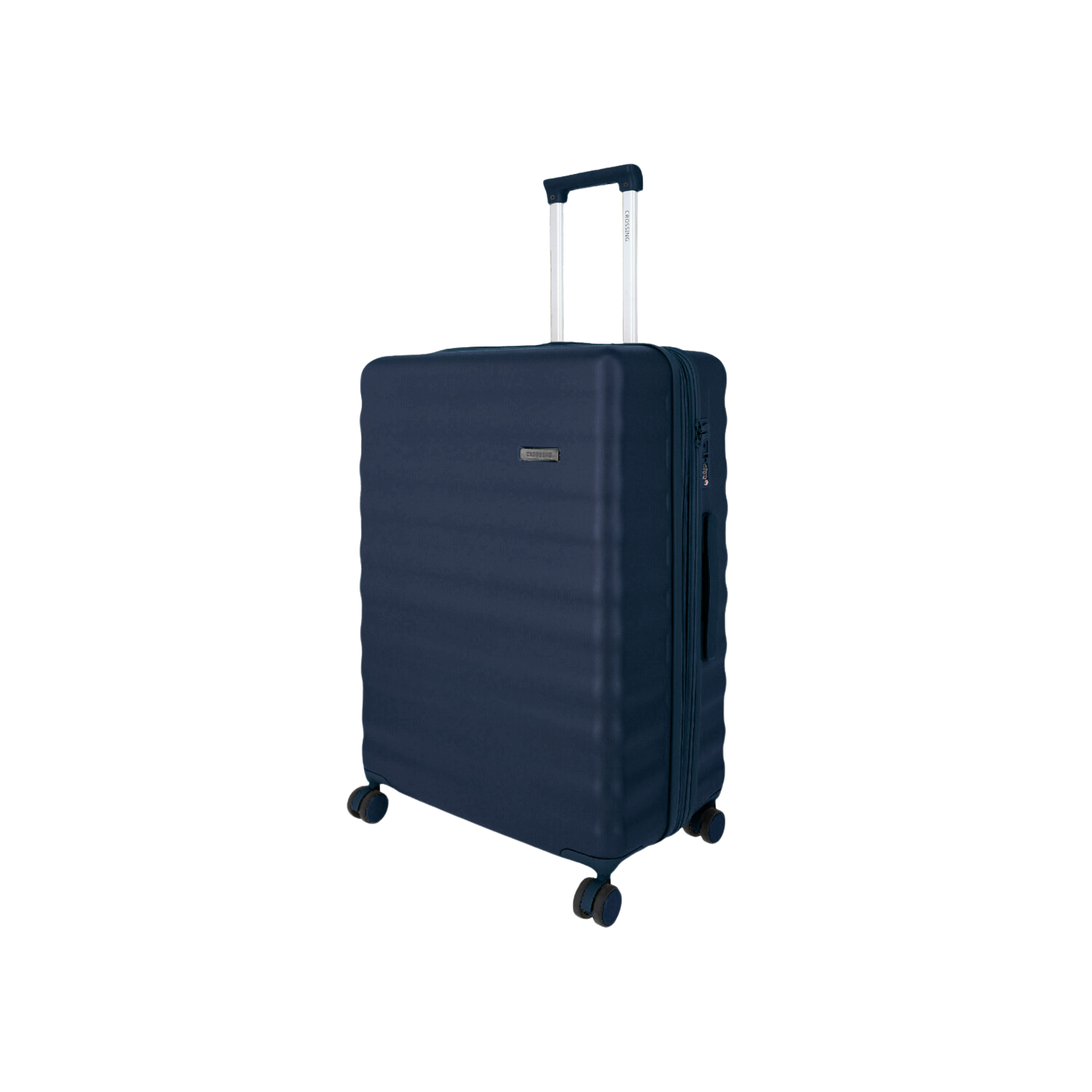 Crossing Tripp Polycarbonate Expandable 24" Medium Luggage Spinner - Navy
