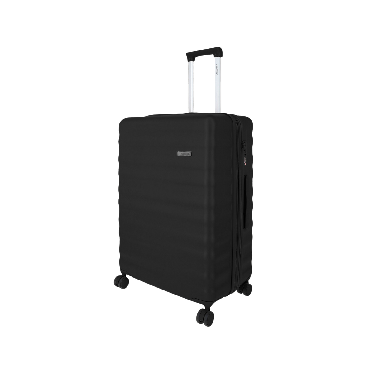Crossing Tripp Polycarbonate Expandable 28" Large Luggage Spinner - Black