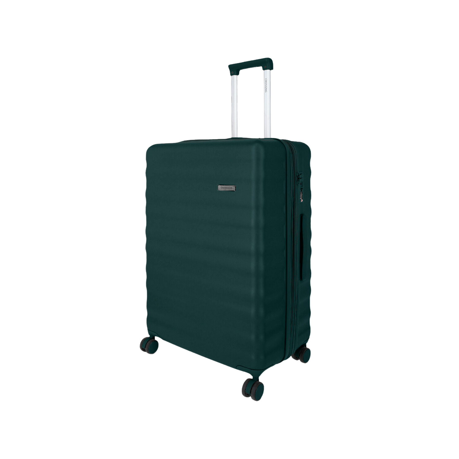 Crossing Tripp Polycarbonate Expandable 28" Large Luggage Spinner - Dark Green