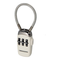 Crossing Travel Sentry Approved 3 Dial Combination Usb Lock (White)