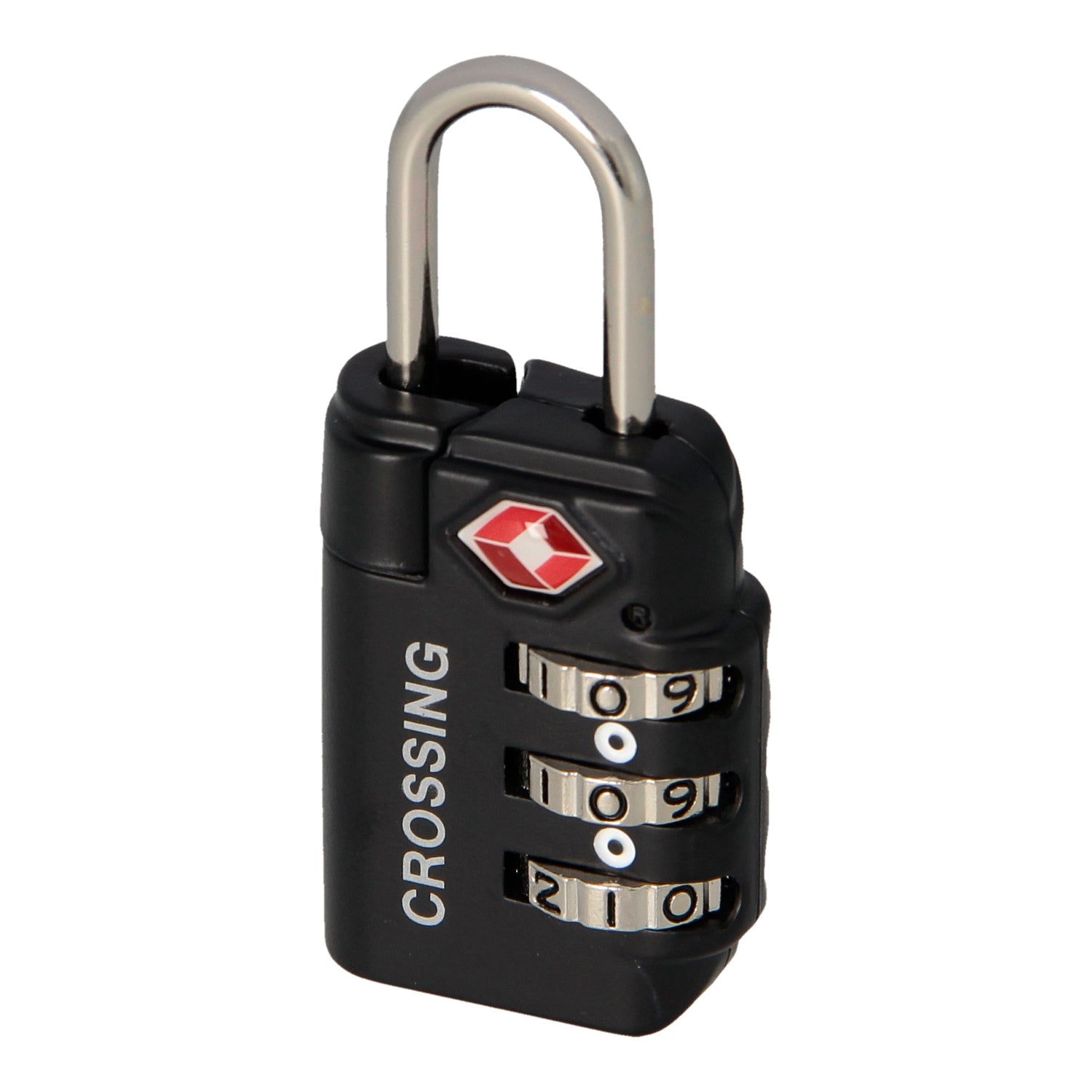 Crossing Travel Sentry Approved 3-Dial Combo Lock (Black)