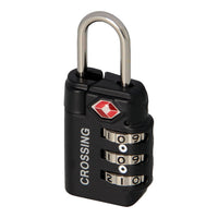 Crossing Travel Sentry Approved 3-Dial Combo Lock (Black)
