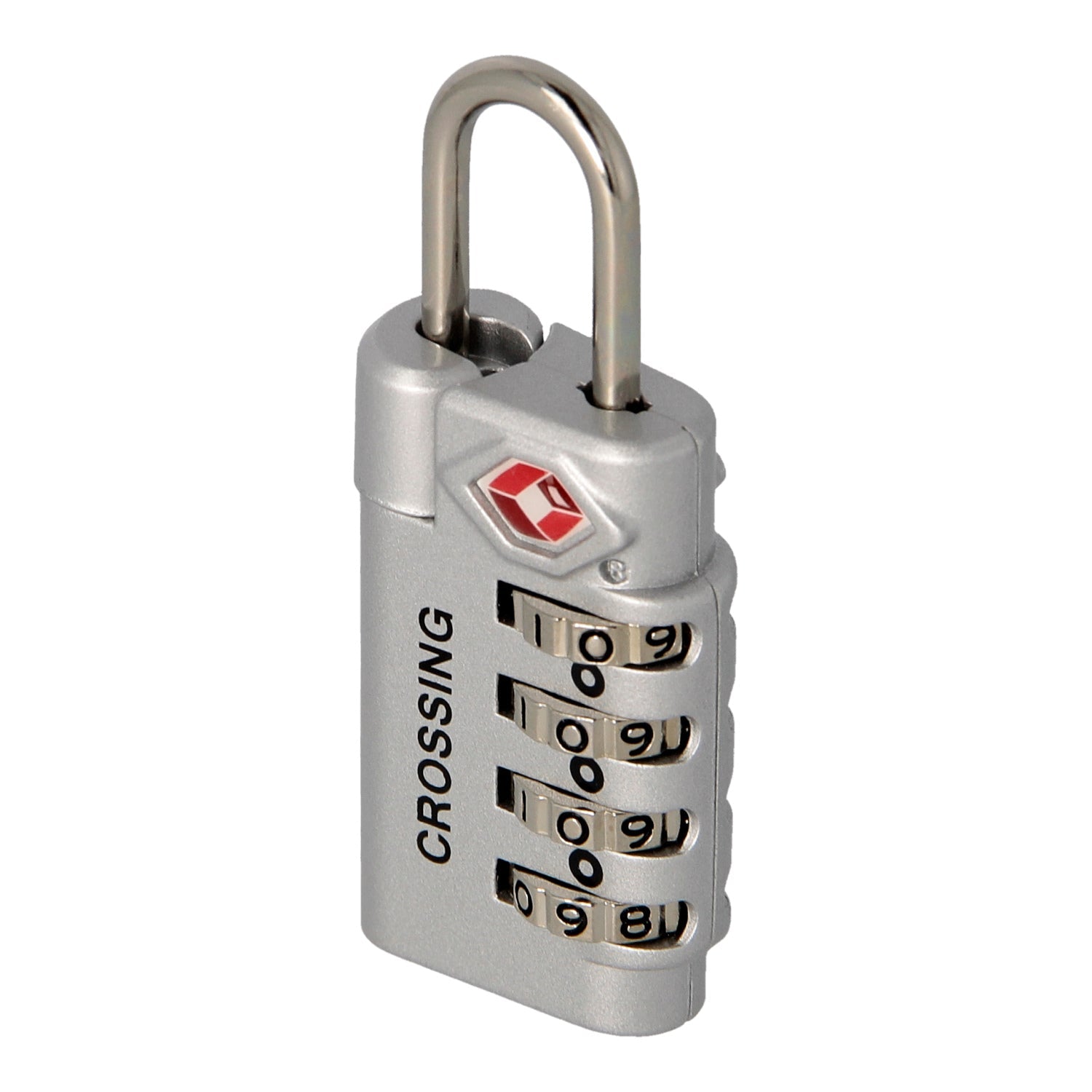 Crossing Travel Sentry Approved 4 Dial Combination Lock (Silver)