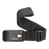 Crossing Travel Sentry Approved Locking Luggage Strap (Black)