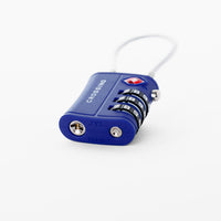 Crossing Ultra-Light TSA 3-Dial Cable Lock - Marian Blue