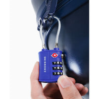 Crossing Ultra-Light TSA 3-Dial Cable Lock - Marian Blue