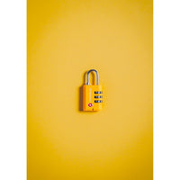 Crossing Ultra-Light TSA 3-Dial Travel Lock - Tuscany Yellow