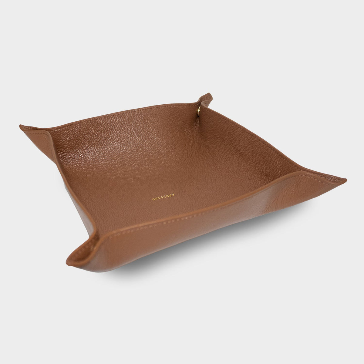 Crossing Valet Tray (Large) - Barcoss Brown