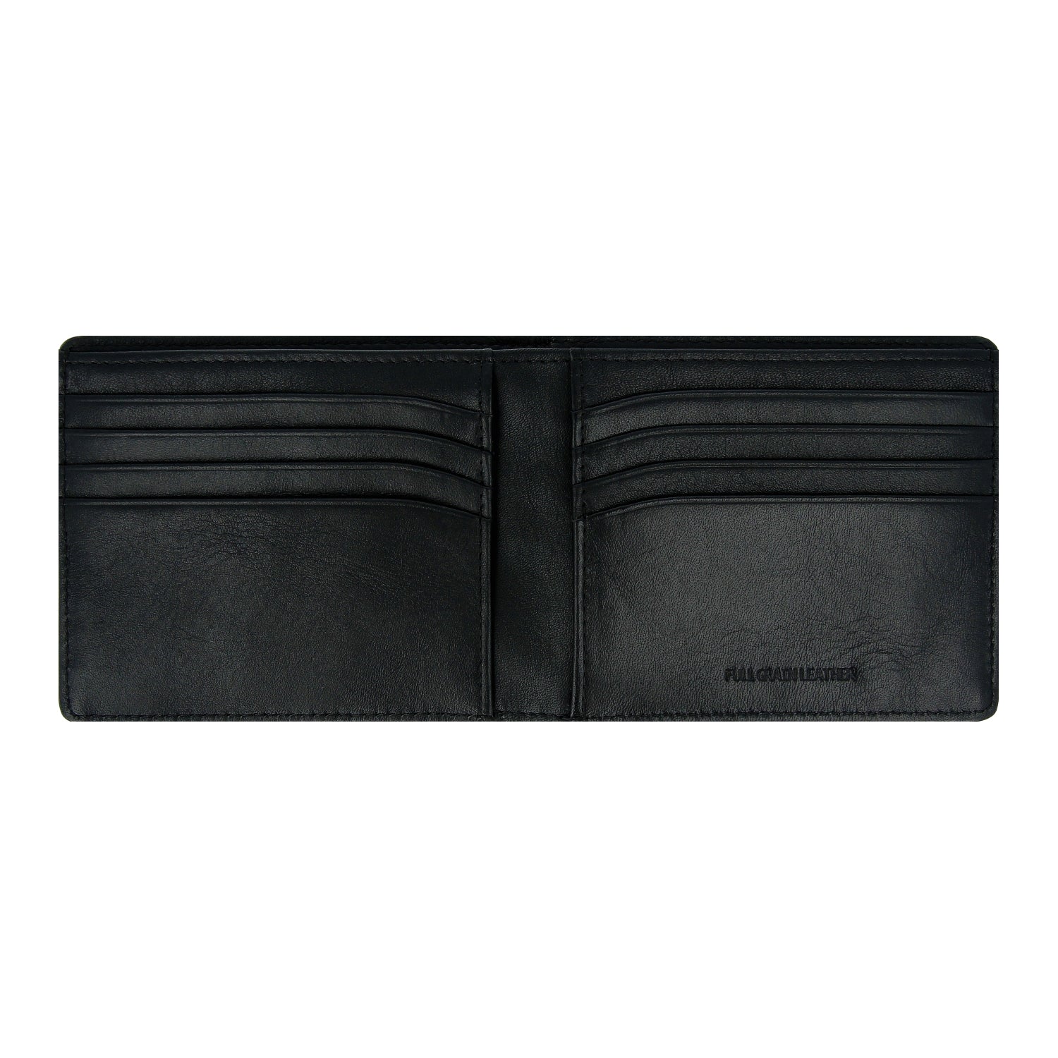 Crossing Vintage Bi-Fold Leather Wallet - Black