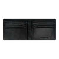 Crossing Vintage Bi-Fold Leather Wallet - Black