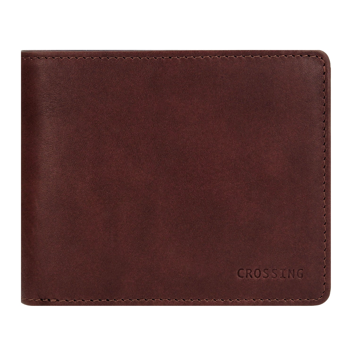 Crossing Vintage Bi-Fold Leather Wallet With Coin Pocket - Kastine