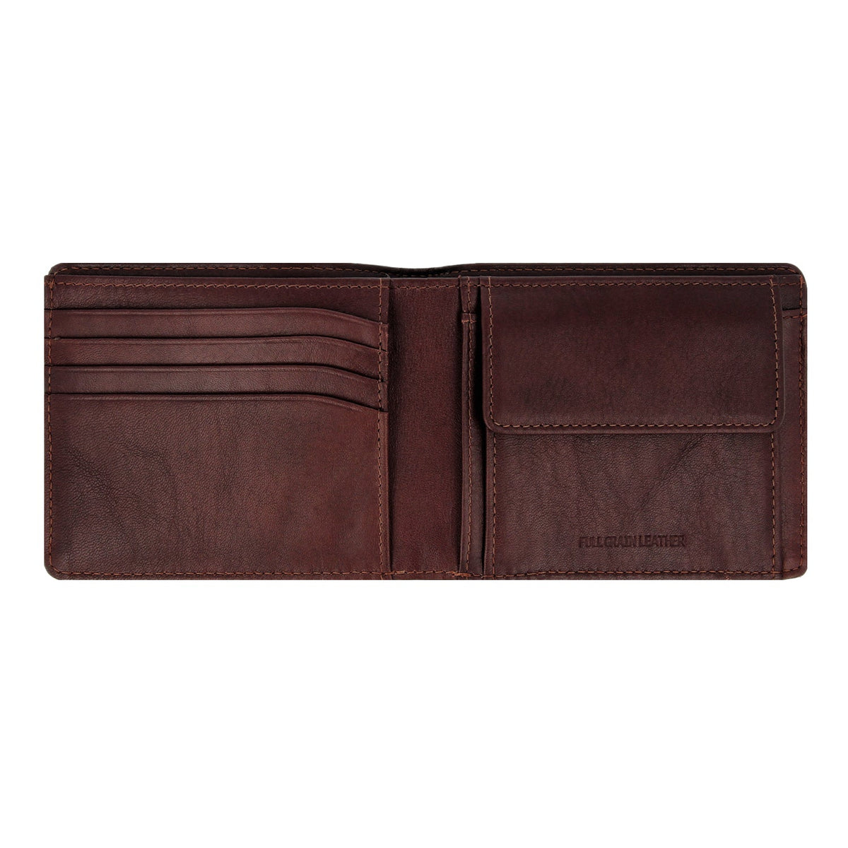 Crossing Vintage Bi-Fold Leather Wallet With Coin Pocket - Kastine