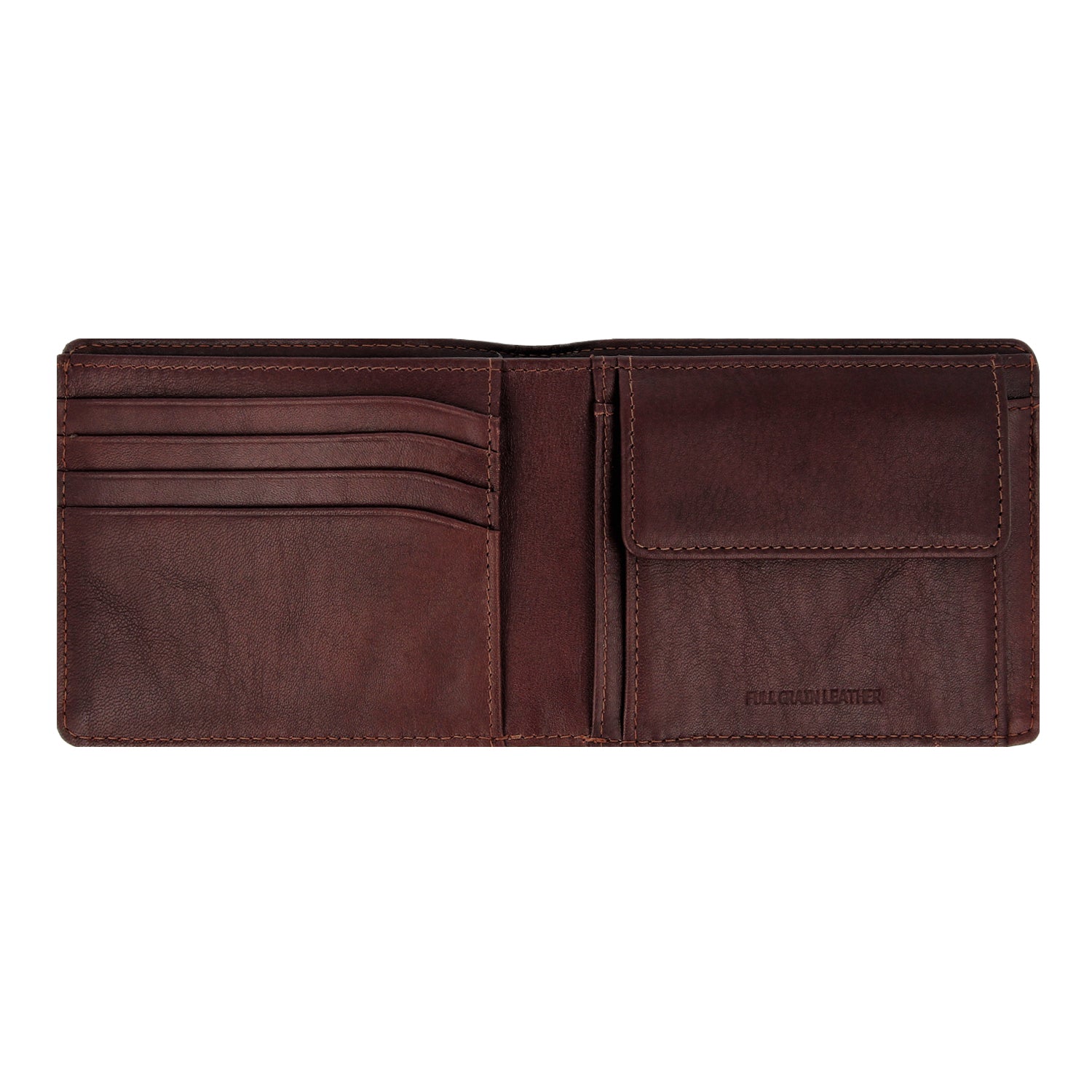 Crossing Vintage Bi-Fold Leather Wallet With Coin Pocket - Kastine