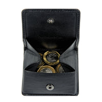 Crossing Vintage Leather Coin Pouch - Black