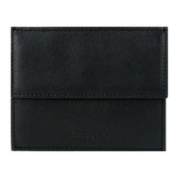 Crossing Vintage Leather Coin Pouch With Card Case - Black