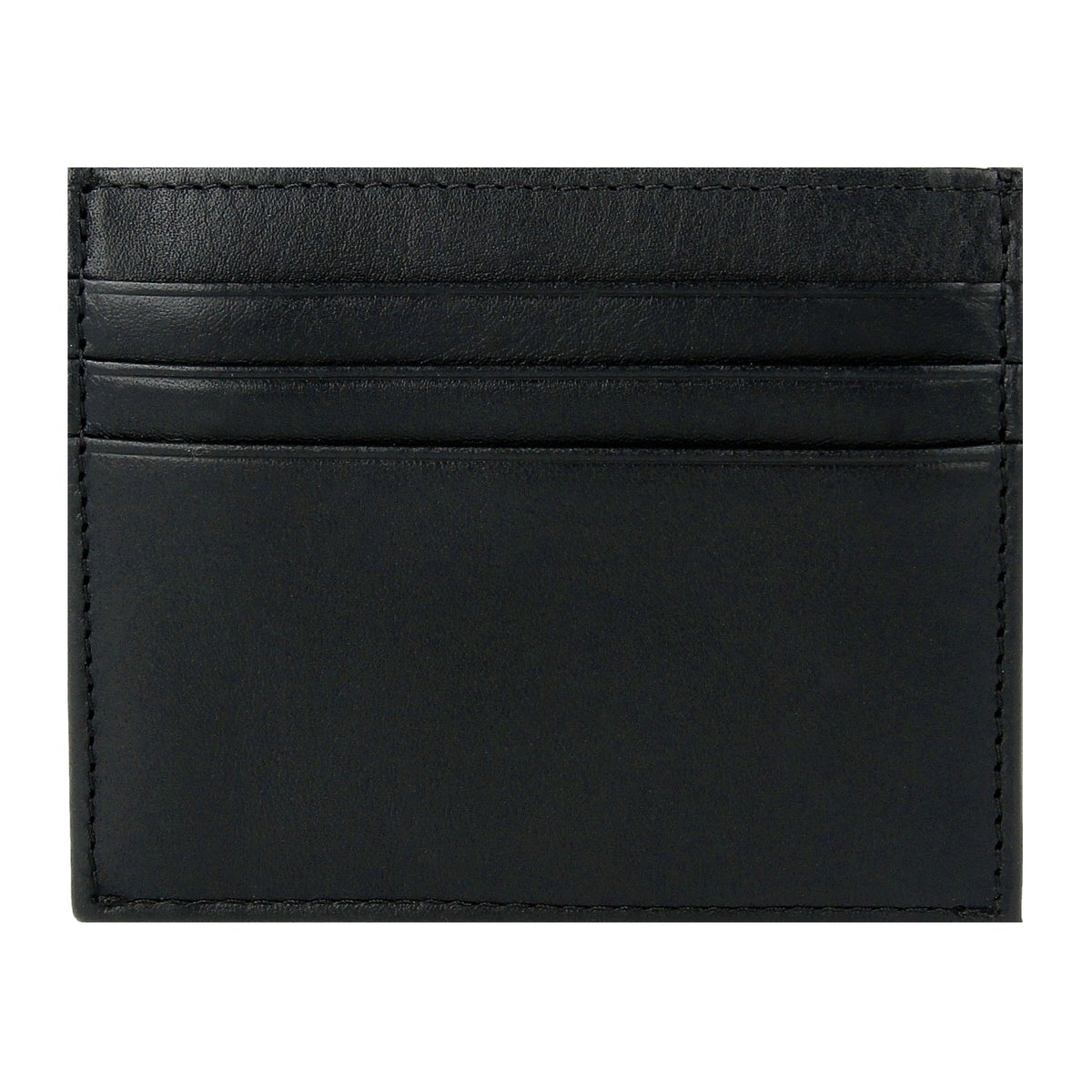 Crossing Vintage Leather Coin Pouch With Card Case - Black