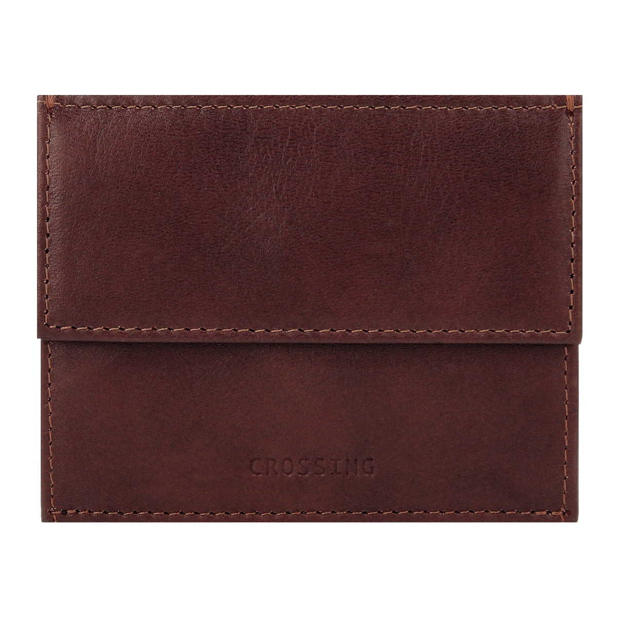 Crossing Vintage Leather Coin Pouch With Card Case - Kastine
