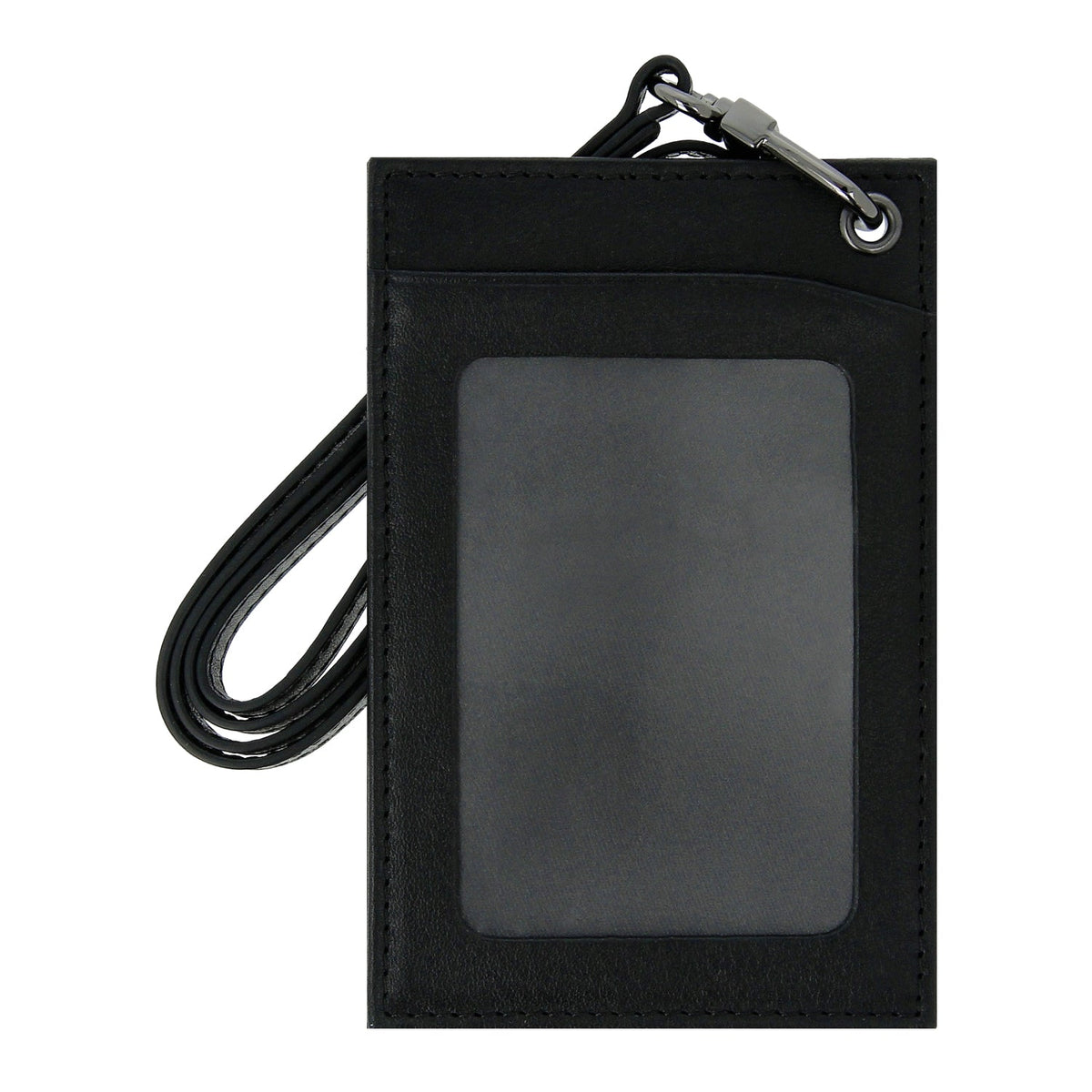 Crossing Vintage Leather Lanyard - Black