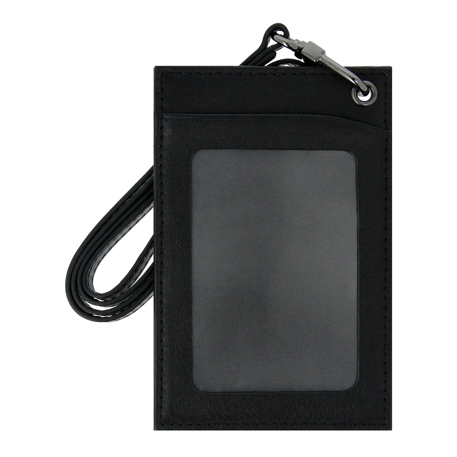 Crossing Vintage Leather Lanyard - Black