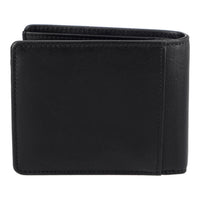 Crossing Vintage Slim Leather Wallet With Coin Pocket [8 Card Slots] - Black