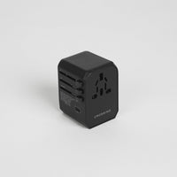 Crossing World Travel Adaptor with 4 X USB and 1 X USB-C - Black