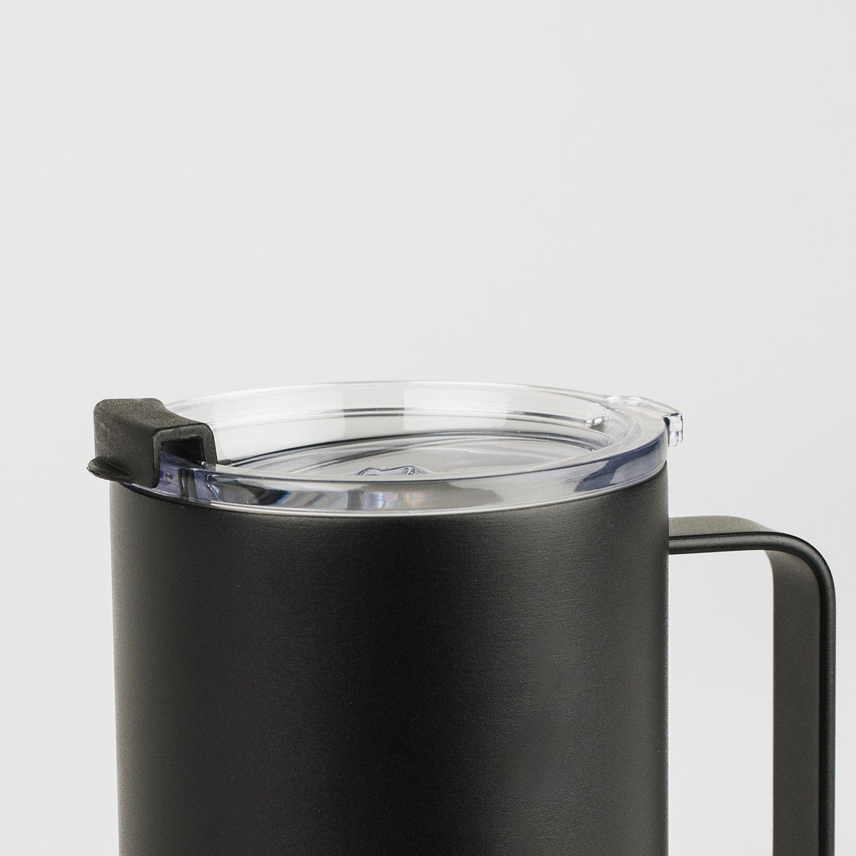 Crossing Neo Insulated S/S Ceramic Mug W Handle And Lid 420ml - Ebony