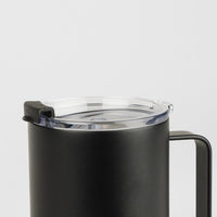 Crossing Neo Insulated S/S Ceramic Mug W Handle And Lid 420ml - Ebony