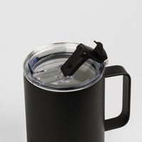 Crossing Neo Insulated S/S Ceramic Mug W Handle And Lid 420ml - Ebony