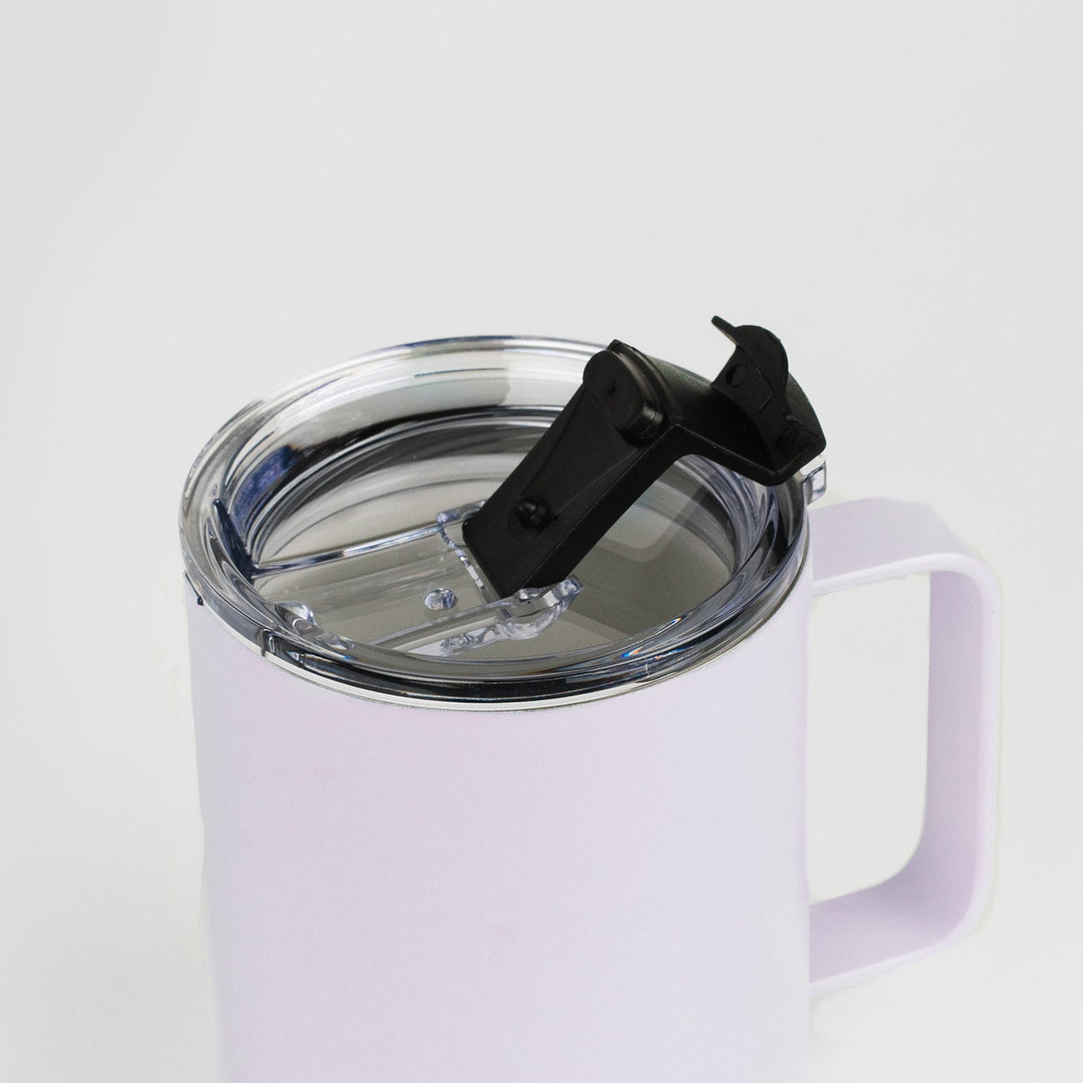 Crossing Neo Insulated S/S Ceramic Mug W Handle And Lid 420ml - Lilac