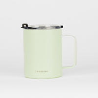 Crossing Neo Insulated S/S Ceramic Mug W Handle And Lid 420ml - Pistachio
