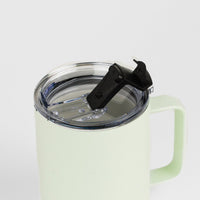 Crossing Neo Insulated S/S Ceramic Mug W Handle And Lid 420ml - Pistachio