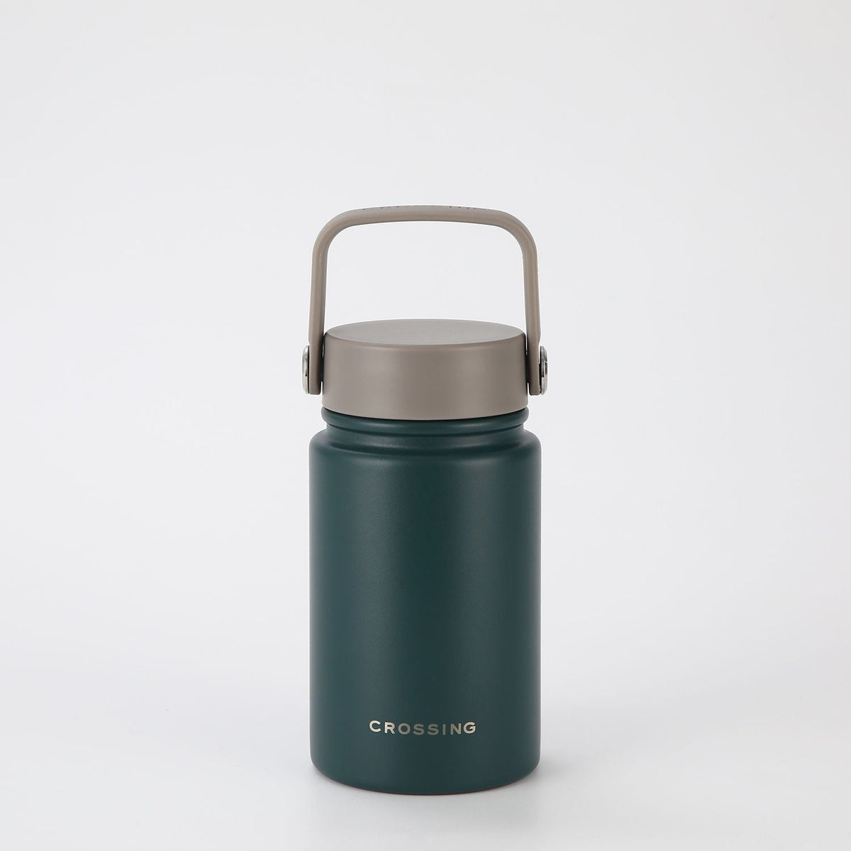 Crossing Urban Ceramic S/S Insulated Flat Cap Bottle With Handle 400ml - Squash Latte (Mix)