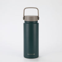 Crossing Urban Ceramic S/S Insulated Flat Cap Bottle With Handle 600ml - Squash Latte (Mix)