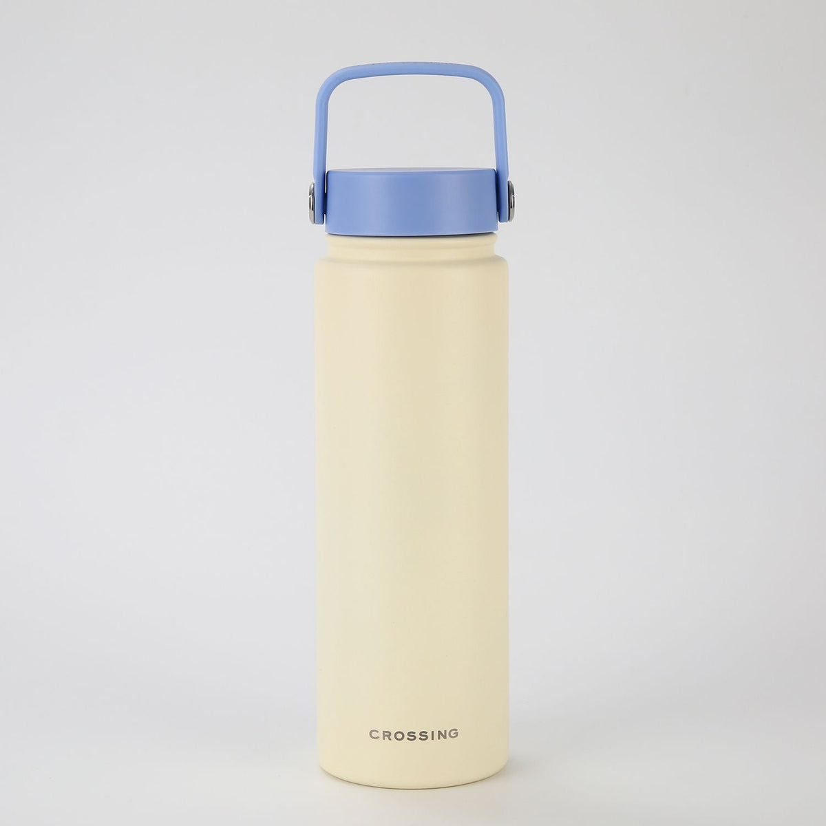 Crossing Urban Ceramic S/S Insulated Flat Cap Bottle With Handle 720ml - Cotton Heirloom Blue (Mix)